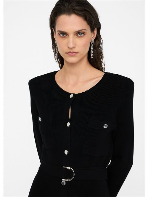Abito in maglia con spalline imbottite LIU JO | MF5371MS99E/22222
